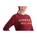 Team Sweat-shirt Women Horse Pilot