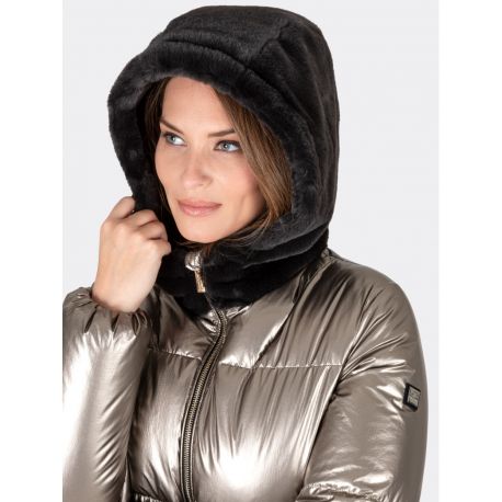 Veste en duvet champagne Equiline