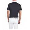 Polo de concours homme Equiline Celicec noir