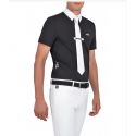 Polo de concours homme Equiline Celicec noir