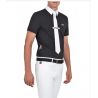 Polo de concours homme Equiline Celicec noir