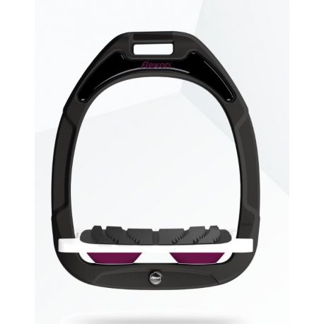 Etriers Flex On GC Marine -Blanc - Rouge Plat Grip