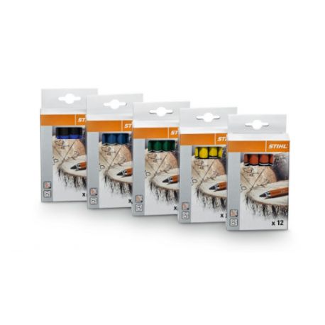 Craie de marquage STIHL 12 cm pour bois sec ou humide