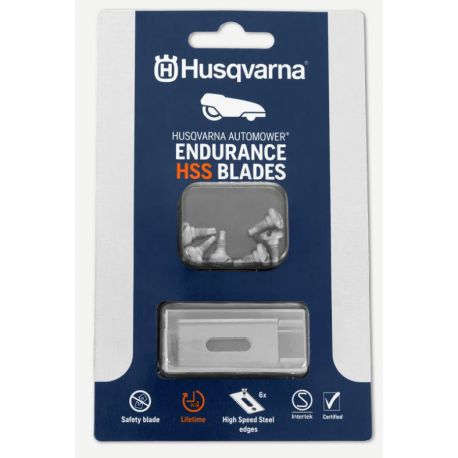 Lames endurance HSS 6 pcs Husqvarna