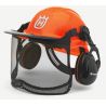 Casque forestier orange fluorescent functional Husqvarna