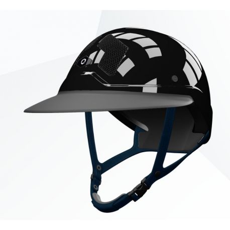 Casque Armet Flex On Star Angel noir L - Jugulaire marine